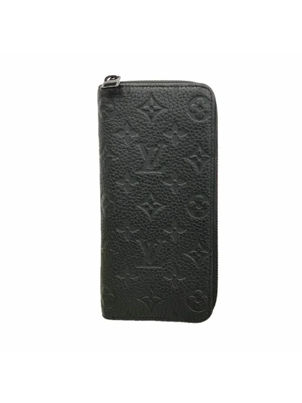 Louis Vuitton Wallet Monogram Taurillon Zippy Vertical Noir